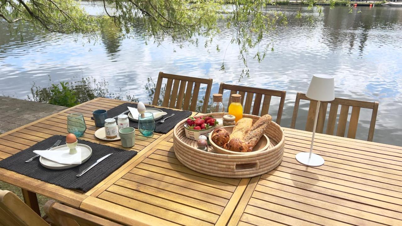 リュスタン Pieds Dans L'Eau Private Wellness Bordure De Meuseヴィラ エクステリア 写真